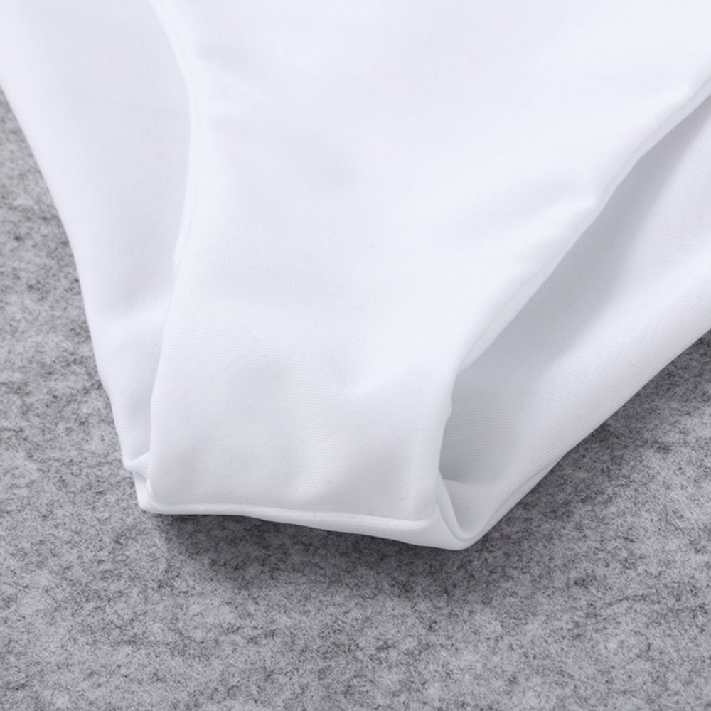 ❗️LAST ONE❗️Silver Metallic High Waist Bikini SetC - Picture 4 of 7